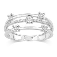Anello Bliss Donna Bl via lattea in Oro bianco Diamante 20114567